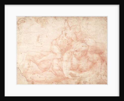 Study of a Male and Female Nude by Michelangelo Buonarroti
