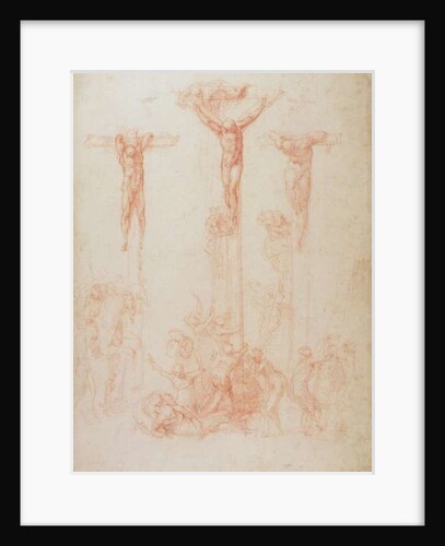 Study of Three Crosses by Michelangelo Buonarroti