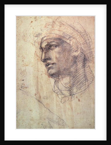 Study of a Head by Michelangelo Buonarroti