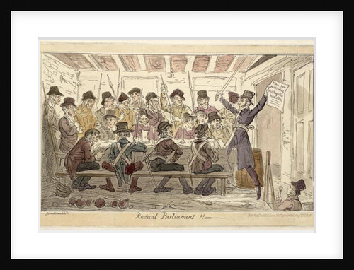 Radical Parliament !! by George Cruikshank