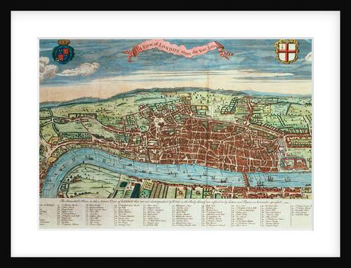 View of London, c.1560 by English School