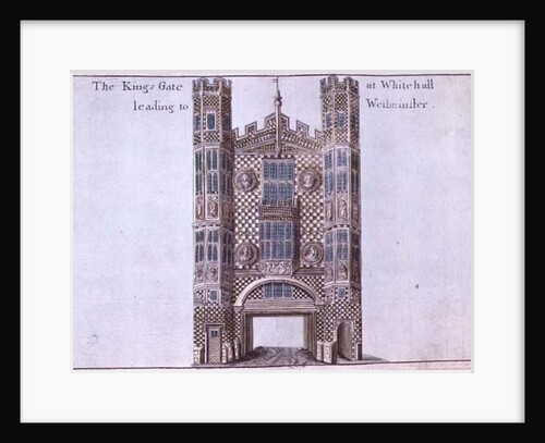 Whitehall: The Kings Gate Leading to Westminster by Robert Morden