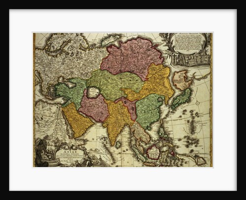 Map of Asia, Nuremberg, c.1730 by Johann Baptista Homann