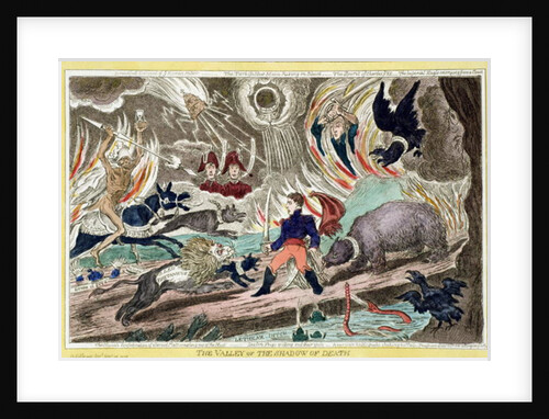 The Valley of the Shadow of Death by James Gillray