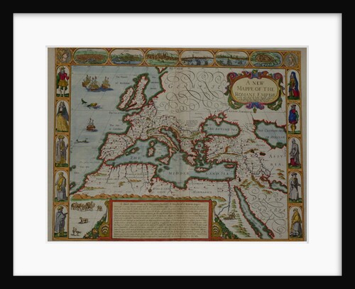 A New Map of the Roman Empire by John Speed