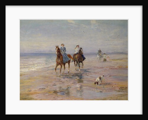 A Ride on the Beach, Dublin by Heywood Hardy