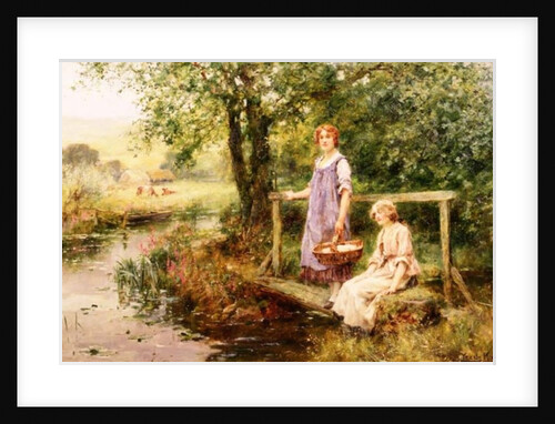 The Foot Bridge by Henry John Yeend King