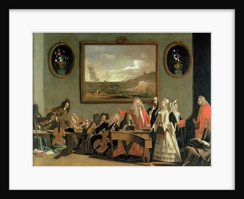 Rehearsal of an Opera, said to be Pyrrhus and Demetrius by Marco Ricci