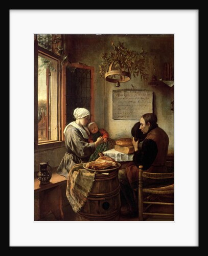 Grace before Meat, 1660 by Jan Havicksz. Steen