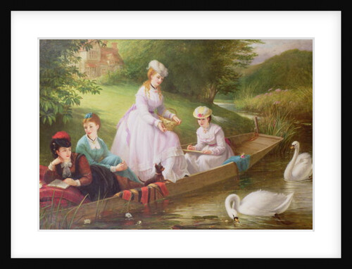 The Thames Swans by Thomas Brooks