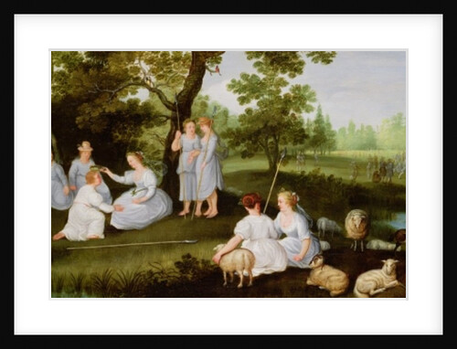 Landscape with Shepherds and Shepherdesses by Flemish School