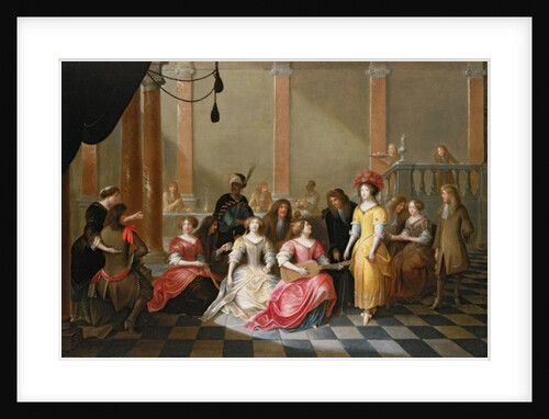 An Elegant Company at Music Before a Banquet by Hieronymus Janssens