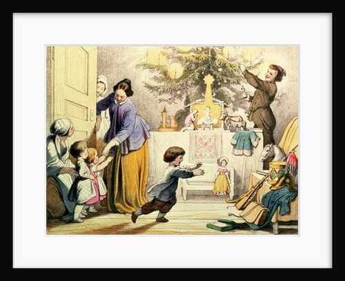 Decorating the Christmas Tree by German School