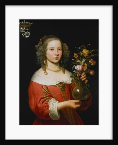 Portrait of a Young Girl by Abraham Lamberts Jacobsz van den Tempel