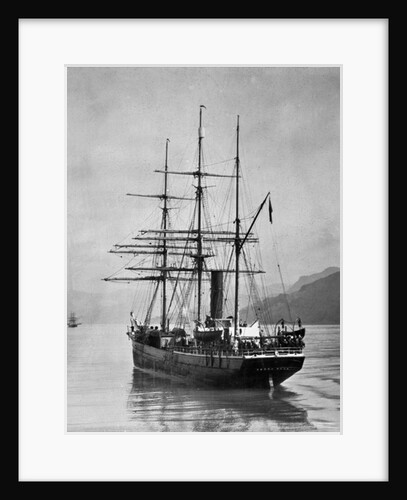 The Terra Nova sailed by Scott, in Antarctic waters, 1910 by English Photographer