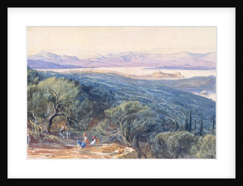 Corfu, 19th century by Edward Lear