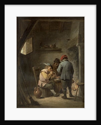 Peasants by an Inn Fire by David the Younger Teniers