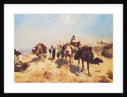 Crossing the Desert by Jean Leon Gerome