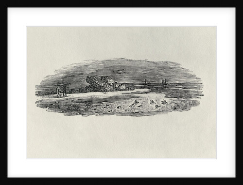 Rocks with Coastal Shipping, c. 1801 by Thomas Bewick