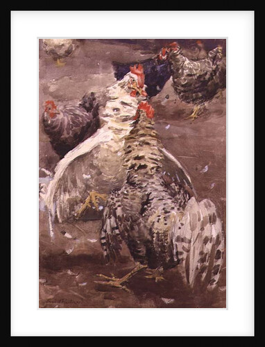 Roosters, 1910 by Ernest Procter