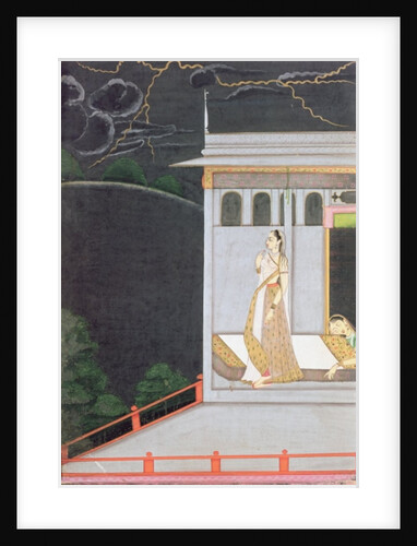 Lady waiting for her lover by Indian School