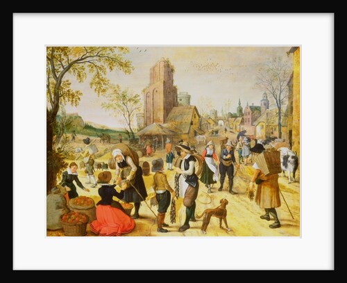 A Village Kermesse by Sebastian Vrancx