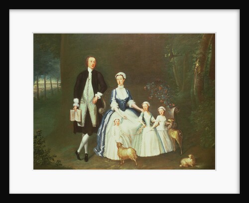 Baptist Noel, 4th Earl of Gainsborough and His Wife, Elizabeth, with their Children by William Henesy