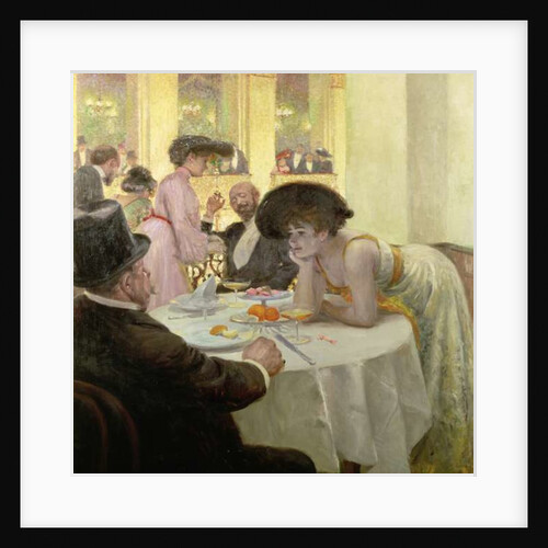 Dinner with Friends by Josef Engelhart
