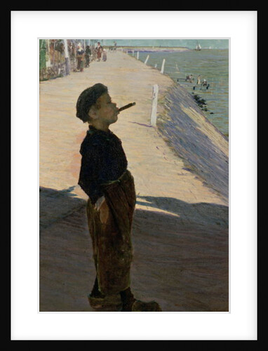 Enjoying Life, Volendam, Zuider Zee by George Sherwood Hunter