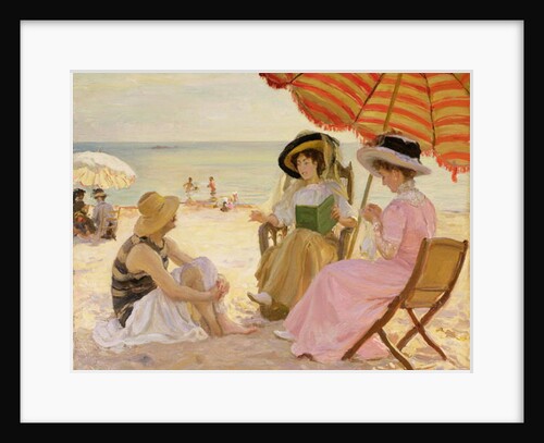 The Beach, 1929 by Alfred Victor Fournier
