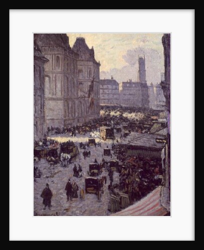 Paris Street Scene by Louis Braquaval