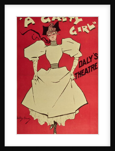 Poster advertising 'A Gaiety Girl' at the Daly's Theatre, Great Britain, 1890s by Dudley Hardy