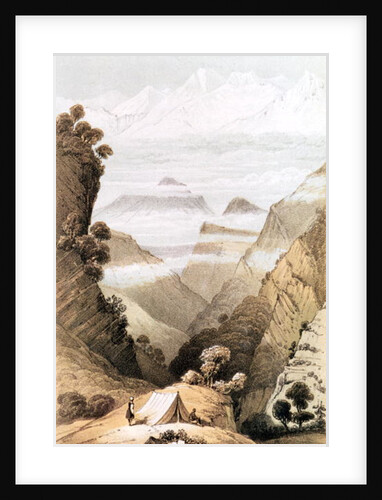 Mt. Kanchenjunga, Sikkim from Hooker's Journal, 1854 by Unknown