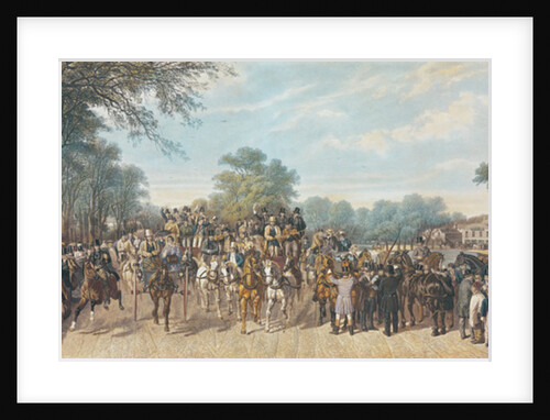 Return from the Derby, 1862 by John Frederick Herring Snr