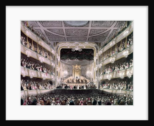 Covent Garden Theatre, 1808 by T. & Pugin A.C. Rowlandson