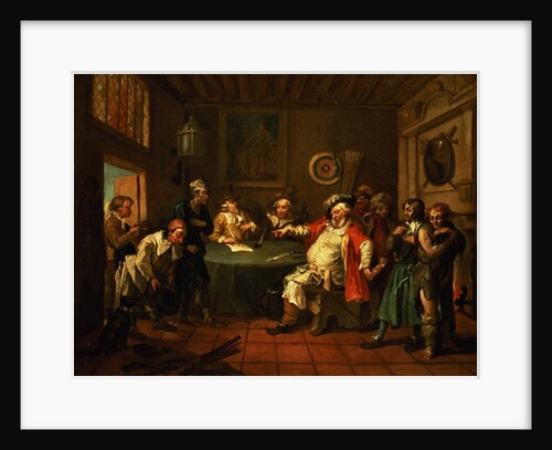 Falstaff Examining his Recruits from Henry IV by Shakespeare, 1730 by William Hogarth