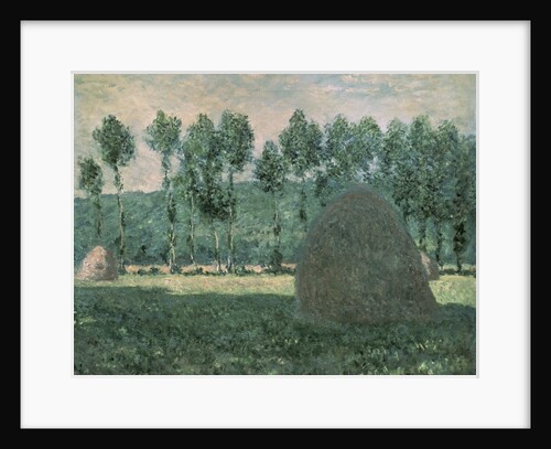 Haystacks near Giverny, c.1884-89 by Claude Monet