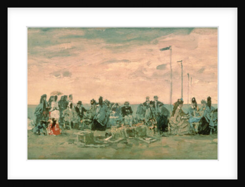 The Beach by Eugene Louis Boudin