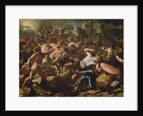 The Battle between the Israelites and the Amorites, 1625-26 by Nicolas Poussin