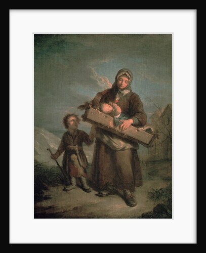 Poor Woman with Children by Jacques Dumont