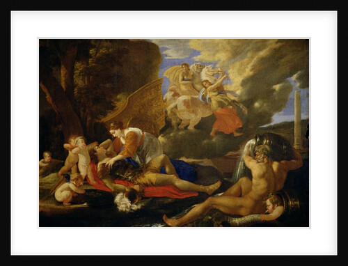Rinaldo and Armida by Nicolas Poussin