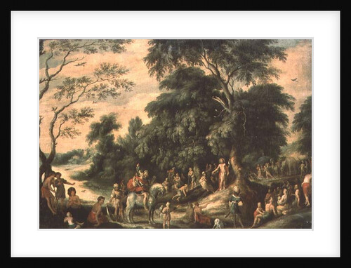 St. John the Baptist Preaching by A. Keyrinx