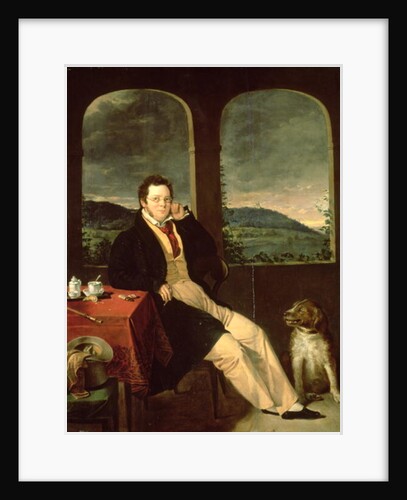 Portrait of Schubert by Melegh Gabor