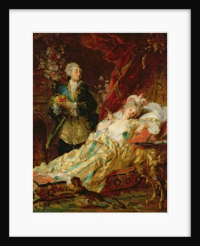 Louis XV and Madame Dubarry by Gyula (1844-1920) Benczur