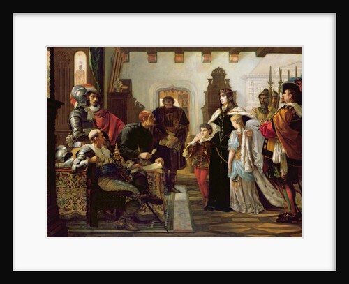 The Trial of Ilona Zrinyi, 1859 by Viktor Madarasz