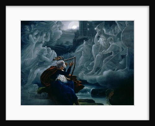 Ossian conjures up the spirits on the banks of the River Lorca by Karoly Kisfaludy