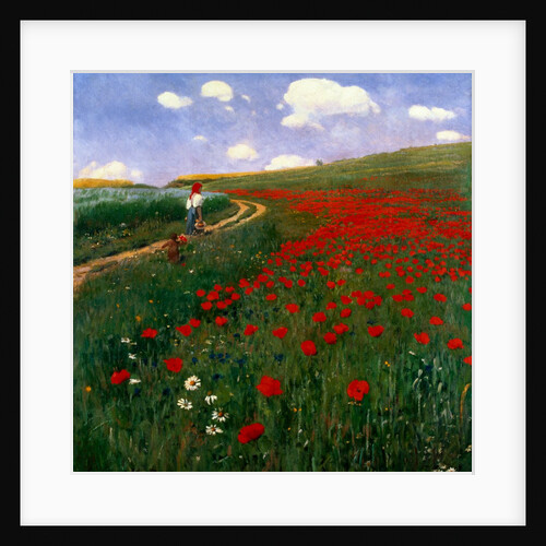 The Poppy Field by Pal Szinyei Merse