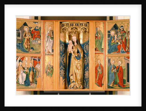 The Altarpiece of the Virgin Mary from Szepeshely, c.1480 by Hungarian School