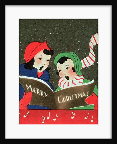 Merry Christmas, Christmas card by Anonymous