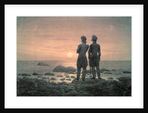 Two men by the sea, 1817 by Caspar David Friedrich